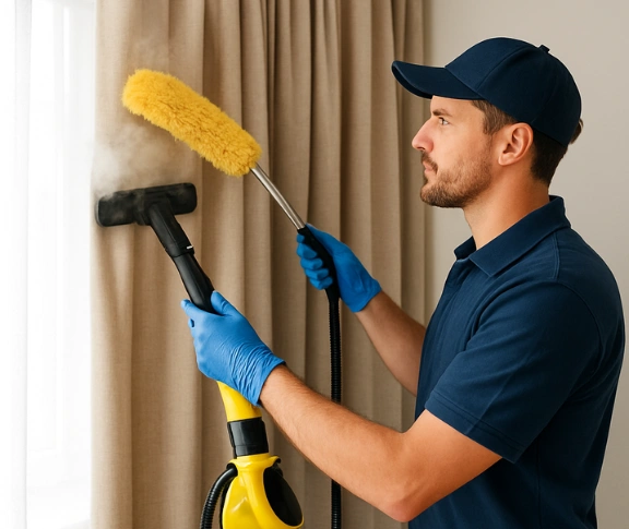 Trusted drapes cleaning technician Matty Curtain Cleaning woori-yallock-vic QLD