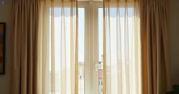 Dull dusty drapes in woori-yallock-vic before professional cleaning